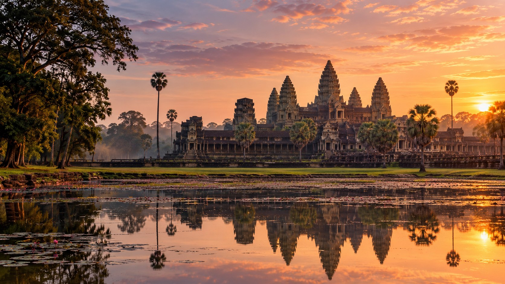 Angkor Wat at sunrise